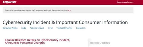 are there fake equifax websites